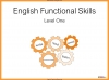Functional Skills English - Level 1 Teaching Resources (slide 1/84)
